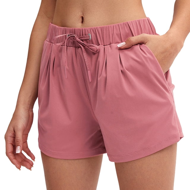 Pantalones cortos deportivos de traje de yoga para mujer Pantalones cortos holgados de moda para yoga, correr y fitness para mujer