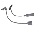 thumbnail image 1 of Satellite Extension Cable, Stable Power Supply Prevent Aging 1200Mbps High Speed RJ45 1 RJ 2 Connector Tensile SPX To RJ45 Adapter Cable  for Satellite Dish, 1 of 7