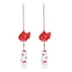 thumbnail image 1 of 2pcs Japanese Style Glass Wind Chimes Glass Wind Bell Golden Fish Style Wind Bell, 1 of 4
