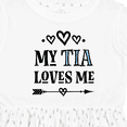 thumbnail image 4 of Inktastic My Tia Loves Me Childs Girls Toddler Dress, 4 of 5