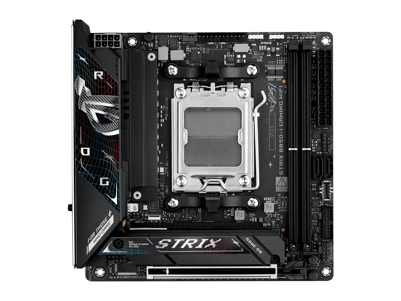 Asus ROG Strix B850-I GAMING WIFI Gaming Desktop Motherboard - AMD B850 Chipset - Socket AM5 - Mini ITX (90mb1k30-m0aay0)
