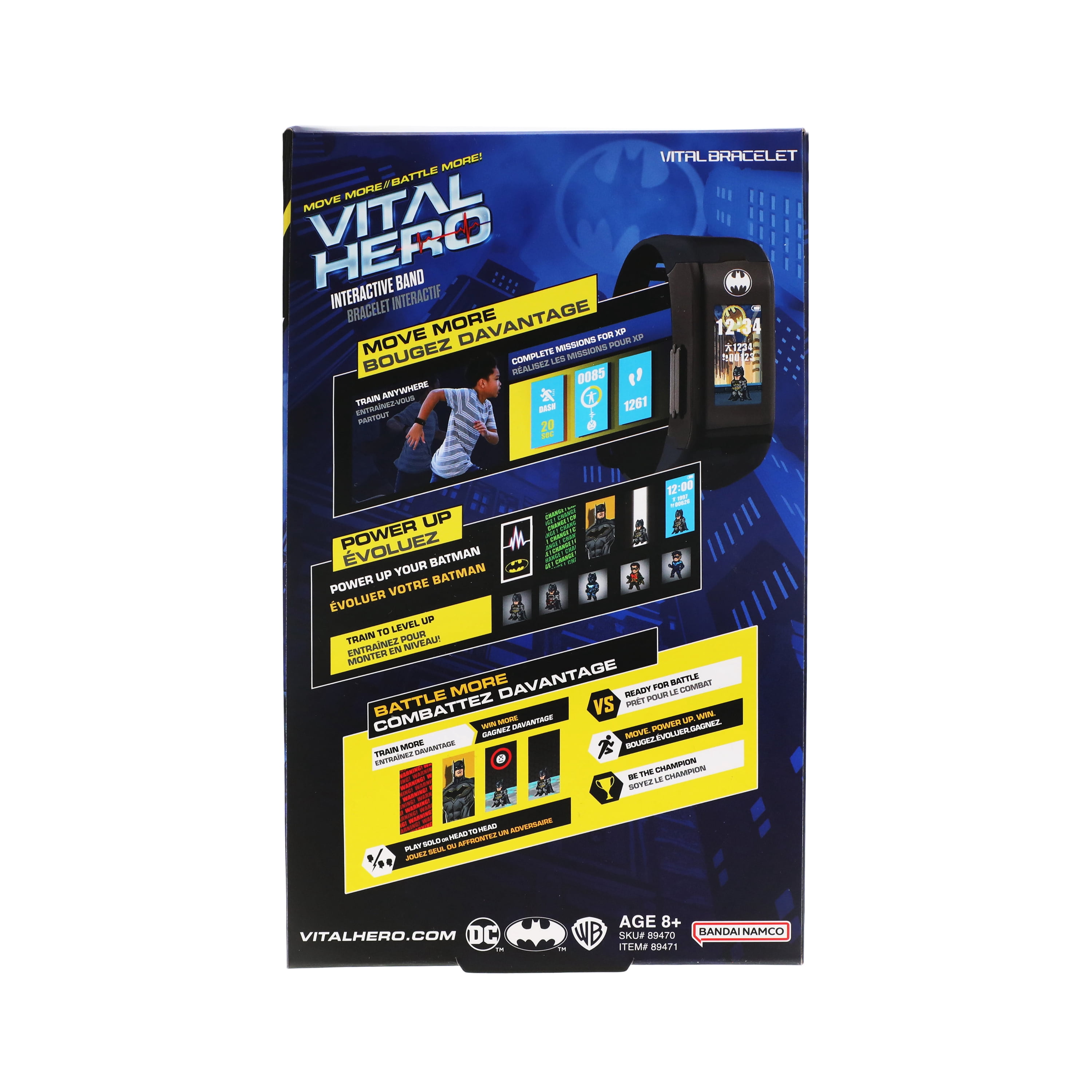 Vital Hero Batman Black Case with Black Band