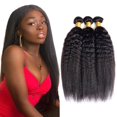 thumbnail image 1 of Hair Bundles WuvusNM Kinky Straight Brazilian Remy 8A 40-50 cm, 1 of 3