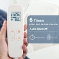 thumbnail image 3 of TCVOR Flannel Heating Pad for Deep Heat and Full Body Comfort, King Size 17"x33" Electric Heating Pad with 6 Heat Settings, 6 Timer Auto Shut Off, Machine Washable, 3 of 11