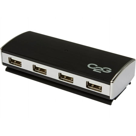 UPC: 0757120295082 | C2G 29508 4-Port USB 2.0 Aluminum Hub