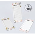 thumbnail image 4 of Inkdotpot Lot de 3 Blocs-Notes Magnétiques pour Réfrigérateur pour Liste de Choses à Faire - Blocs Mémo Magnétiques pour Réfrigérateur - (50 Feuilles Chacun) - S0, 4 of 7