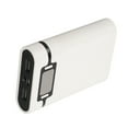 thumbnail image 2 of Power Bank Box, Overvoltage Protection USB Interface Battery Charger Outer Case  For Mobile Phones White, 2 of 8