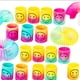 thumbnail image 1 of Mini resortes mágicos de arcoíris para niños, regalos de recuerdo para fiesta de cumpleaños, relleno de piñata para invitados de jardín de infantes, 12/180 piezas（smile-B 120pcs, 1 of 5