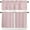 Pink Beige, variant on Dark Blue Striped Kitchen Curtains, Modern Beige Geometric Country 3-Piece Kitchen Curtain Valance and Tiers Set 24 Inch Length, Rod Pocket Half Window Curtains for Cafe Living Room Bathroom