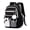 White, variant on Girls School Backpack,Laptop Bookbag with Trolley Strap,Lightweight School Bag with Bow & Pom-Pom,Elementary Middle School Girls Backpack