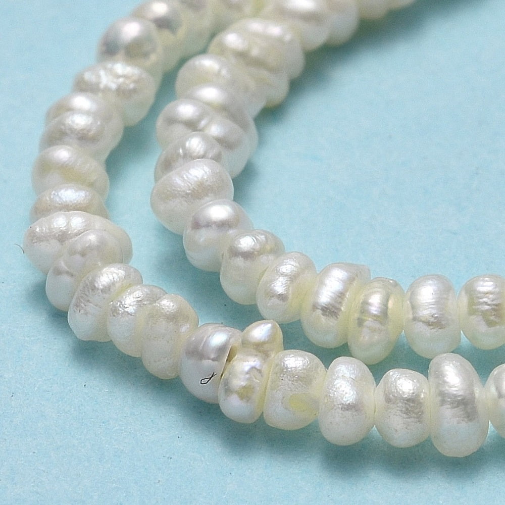 1strand Natural Cultured Freshwater Pearl Beads Strands Keshi Pearl Beads Linen 1.5~2x2~3x2mm Hole: 0.5mm about 255~256pcs/strand 14.21~14.61inch