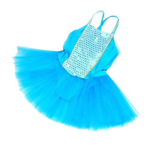 Vestido De Ballet Con Tutú Para Niñas - Leotardo De Algodón Y Falda De Tul, Tirantes Ajustables, Ideal Para Clases Y Fiestas