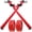2 Pcs-Red Dot, variant on Bat Grip Tape Soft for Baseball Softball | Precut Design for Easy Bat Wrapping, Full Adhesive Backing, Soft Comfortable Grip Feel, Durable Long Lasting Tape