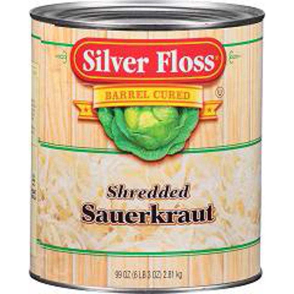 Silver Floss® Shredded Sauerkraut 99 oz. Can