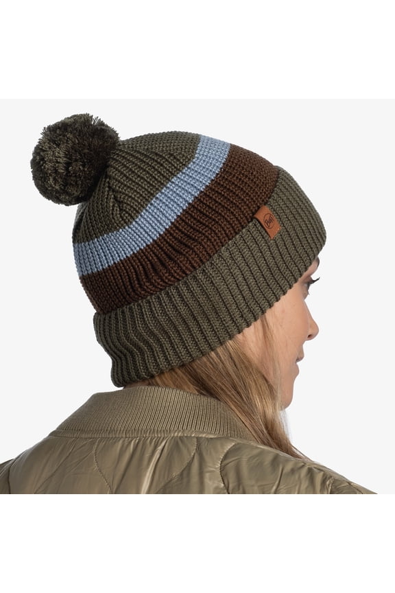 Knitted Cuff Beanie ~ Elon camo