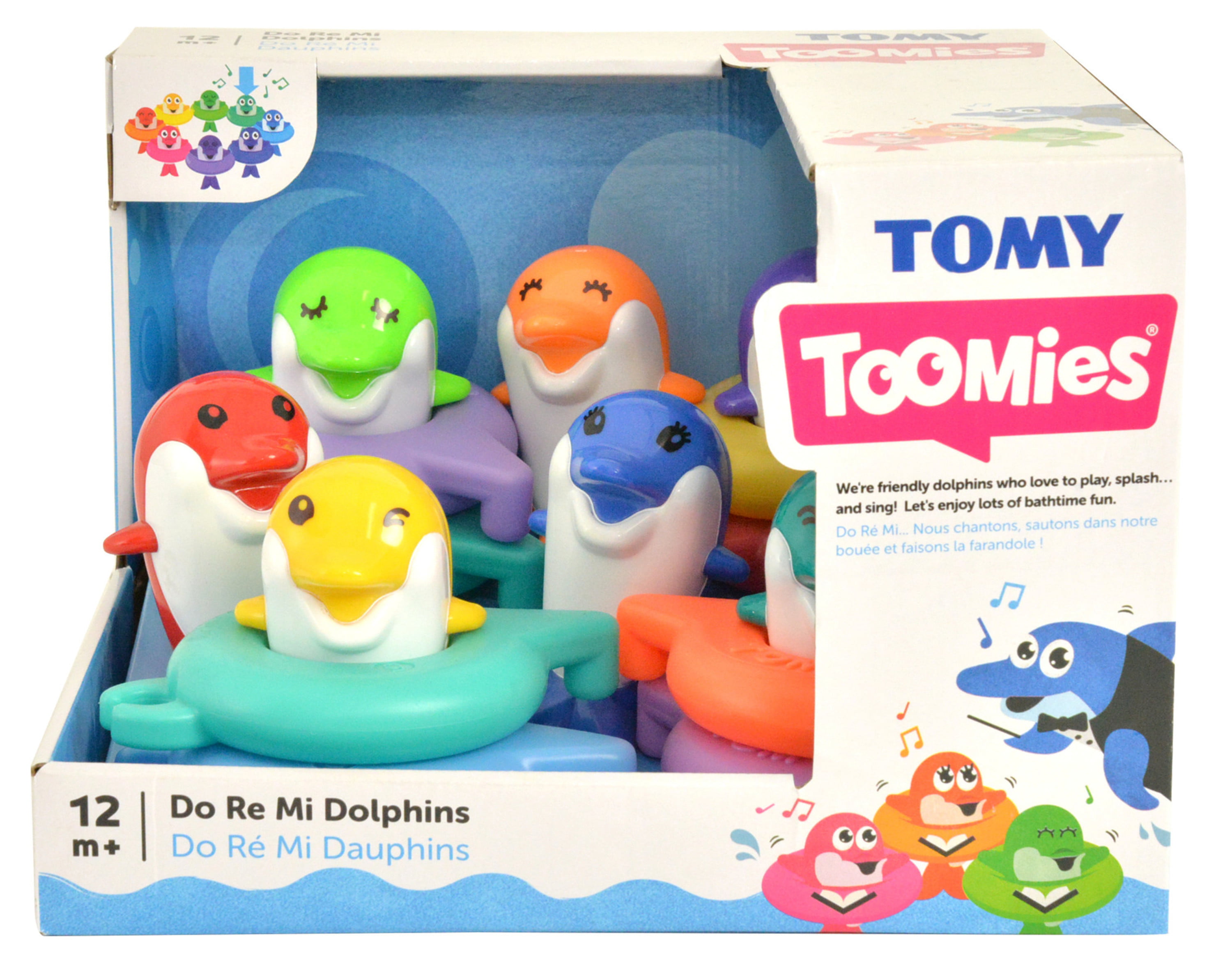 Tomy Toomies Bath Do Re Mi Dolphins