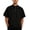 14#Black, variant on Funny Golf Shirts for Men Quarter Zipper Drop Shoulder Relaxed Fit Summer Tee Cool Touch Solid Top For Park Group Outdoor Events