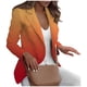 thumbnail image 1 of Gibobby Blazer mujer casual Blazers para Mujeres Blazer Casual de Manga Larga con Botones de Solapa para Trabajo y Oficina(Naranja,CH), 1 of 5