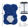 thumbnail image 2 of Gifts for Women - Rose Teddy Bear - Rose Flowers Bear, Unique Gifts, Gifts for Girls,Gifts for mom,Birthday Gifts,Flower delivery - Clear Gift Box Included(Royal Blue), 2 of 4