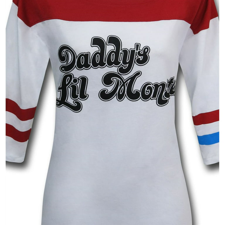 frekvens Uovertruffen Republik Suicide Squad Harley Quinn Daddy's Lil Monster Raglan T-shirt (XX-Large) -  Walmart.com