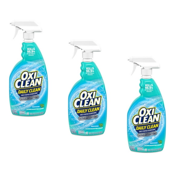 OxiClean Daily Clean Multi-Purpose Disinfectant Spray, 30 Ounce - Pack of 3