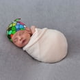 thumbnail image 5 of Sikiie Colorful Tie Dye Stained Glass Baby Newborn Hats, Infant Knotted Baby Hat, Beanie Top Knot Caps for Baby Boys Girls, 5 of 5