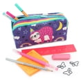 thumbnail image 4 of Pen+Gear Character Pencil Pouch with Happy Sloth Design, 4 of 6