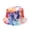 Orange, variant on Women Washed Packable Summer Beach Sun Hats Mens Womens Tie-dye Bucket Hat