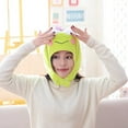 thumbnail image 4 of Walbest Cute Cartoon Big Eyes Frog Octopus Avocado Animal Plush Earflap Beanie Cap Hat Headgear Warmer Cosplay Props, Photo Props Accessories Plush Hat Headgear Hat, 4 of 7
