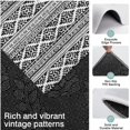 thumbnail image 3 of Black Geometric Triangle Diamond Pattern Kitchen Rugs Sets Of 3,Kitchen Runner Rugs Non Skid Washable,Decorative Kitchen Floor Mats for Kitchen,Sink,Laundry,17"x30"+ 17"x47" + 17"x59", 3 of 6