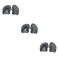 thumbnail image 1 of Eigraketly 1 par de palas de mano para adultos y niños con correa ajustable, entrenador de paletas de natación, entrenamiento de esnórquel negro Negro 3piezas, 1 of 6