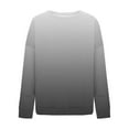thumbnail image 2 of DAFPZW Sweatshirt for Womens Fashion Casual Crew Neck Long Sleeve Pullover Fall Ombre Print Ladies Oversized Tops, 2 of 5