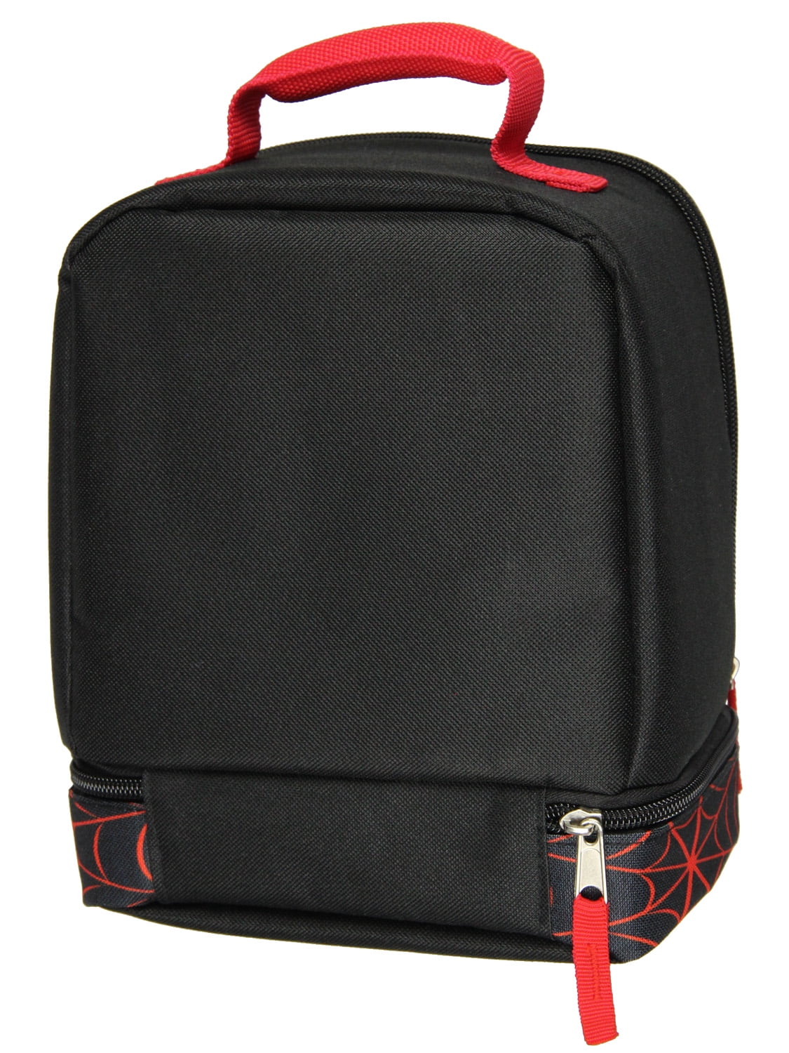Marvel Spider-Man Comic Superhero Dual Compartment Soft Lunch Bag Box Tote Kit 10"