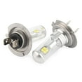 thumbnail image 2 of ZS 2pcs DC12-24V Car H7 6000K 80W 3000LM High Power LED Fog Driving Light Lamp Bulb White Lighting Replacement Bulbs, 2 of 5