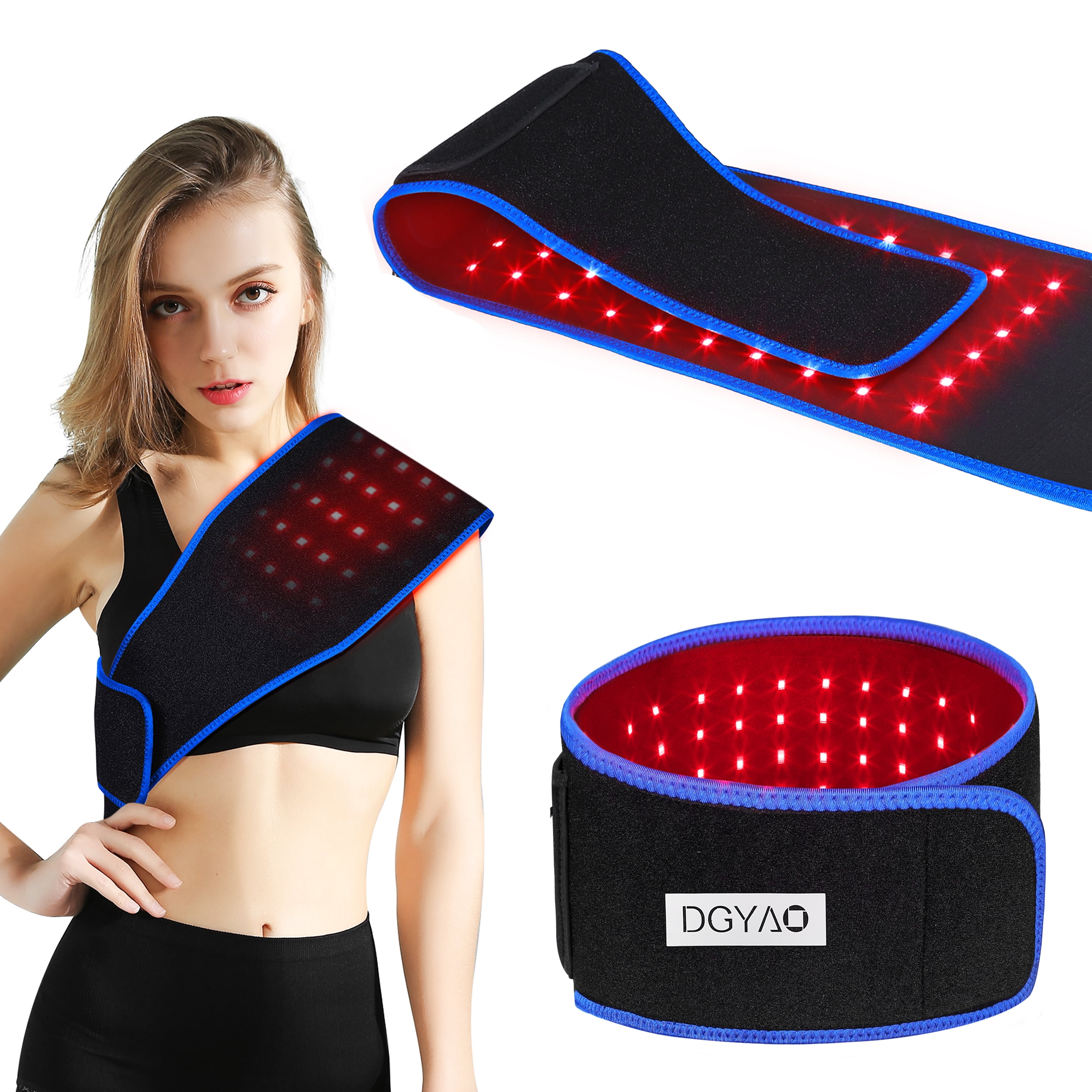 DGYAO Newest Red Light Phototherapy Belt Infrared Light Pad Shoulder