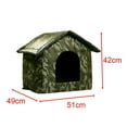 thumbnail image 7 of hengtong Homeless Pet Tent Portable Waterproof Cat Sleeping Tent Indoor Outdoor Cat e Large, 7 of 7