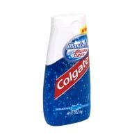 Colgate Maxfresh Fluoride Toothpaste With Mini Breath Strips Whitening Cool Mint  4.6 Oz  2 Pack