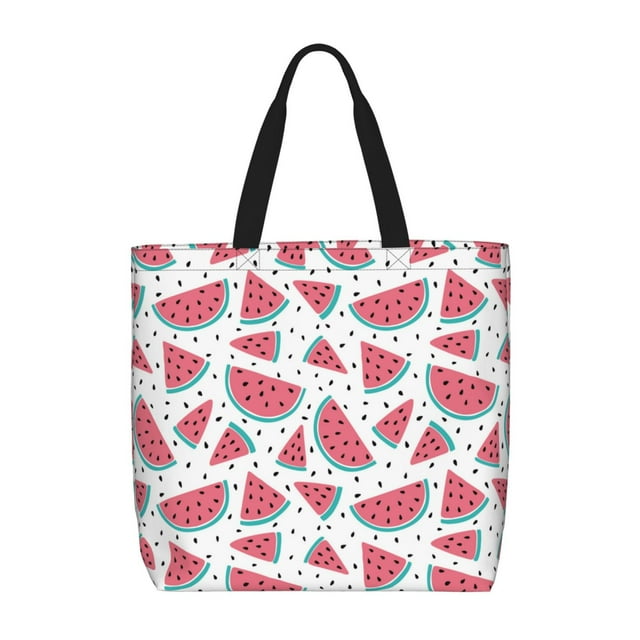 Balery Watermelon Bolsa de Mano para Mujeres con Cremallera, Bolsa de Gimnasio con Compartimentos, Bolsa para Laptop, Bolsa para Trabajo