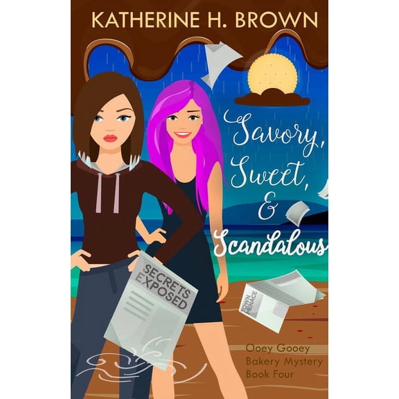 Ooey Gooey Bakery Mysteries Savory, Sweet, & Scandalous, Book 4, (Paperback)