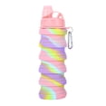 thumbnail image 1 of Soidarity Taza de agua plegable de 500ml, botella de agua plegable de silicona para ciclismo, hervidor de viaje, portátil, para acampar al aire libre, Ciclismo tapón de rosca de polvo Soidarity OD001093-03, 1 of 1