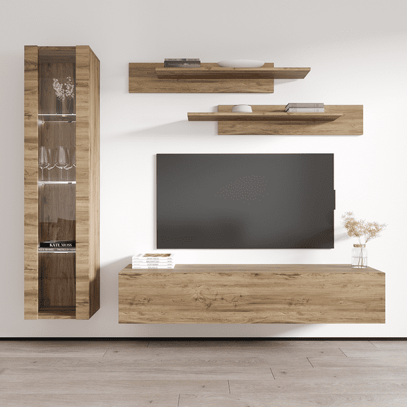 Fly G2 30TV Wall Mounted Floating Modern Entertainment Center