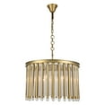 thumbnail image 3 of Elegant Decor Maxwell 4 light Polished Nickel Chandelier Clear Royal Cut Crystal, 3 of 7