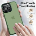 thumbnail image 4 of for iPhone 15 Phone Case, Shockproof for iPhone 15 Case,  Grade Drop Protection, Protective Hard Back Slim Translucent Case for iPhone 15 6.1'', Coffee, 4 of 7