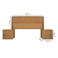 thumbnail image 4 of Recamara KS 3 Piezas Liora Natural - Kessa Muebles, 4 of 5