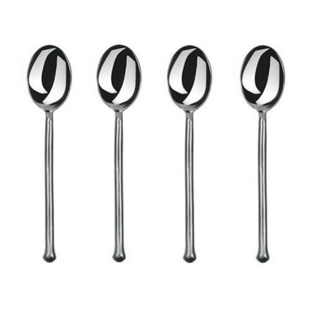 Gourmet Settings Exotique Platinum 18/10 Stainless Teaspoon (Set of Four)
