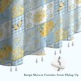 thumbnail image 6 of Pioneer Flower Floral Print Pattern Shower Curtain 72"x72", Bathroom Decorative Shower Curtain Set with 12 Hooks, Waterproof Washable, 6 of 6