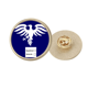 thumbnail image 1 of Que mantener a Estados Unidos usa Eagle Broche de oro metálico circular, 1 of 3