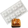 thumbnail image 3 of mostsom Silicone Molds Baking Mold for Mousse Cake, Silicone Mold for Chocolate, French Dessert Mold for Pastry Chocolate, Reusable Non-Stick Easy Release Baking Molds (J_ Stone), 3 of 11