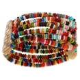 thumbnail image 2 of Mini de concha colorida de moda hecha , adorno de muñeca para mujer y Macarena Pulsera multicolor de concha, 2 of 8