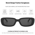 thumbnail image 3 of Gafas de Sol Dollger Rectangulares de Moda Retro de los 90 para Mujer y Hombre, 3 of 7